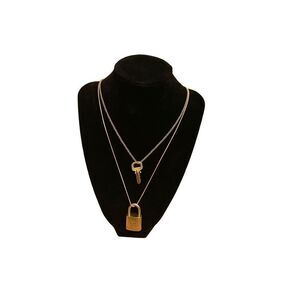 Louis Vuitton Gold Lock Necklace